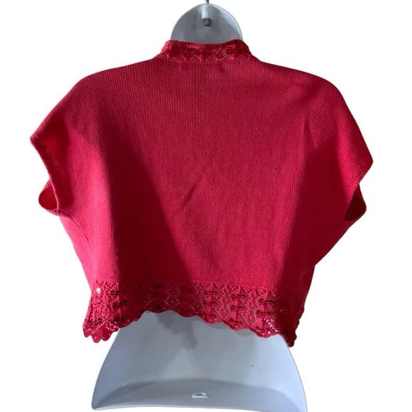 INC International Concept Cardigan Bolero Sweater Womens S Open Front Knit Shrug - Picture 2 of 6
